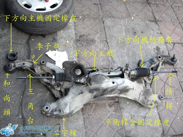 93CAMRY拆卸變速箱